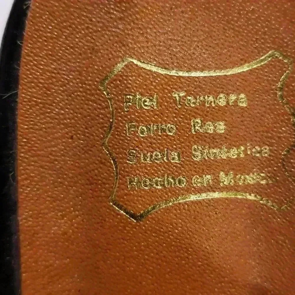 Vintage leather sling pumps - Picture 4 of 9